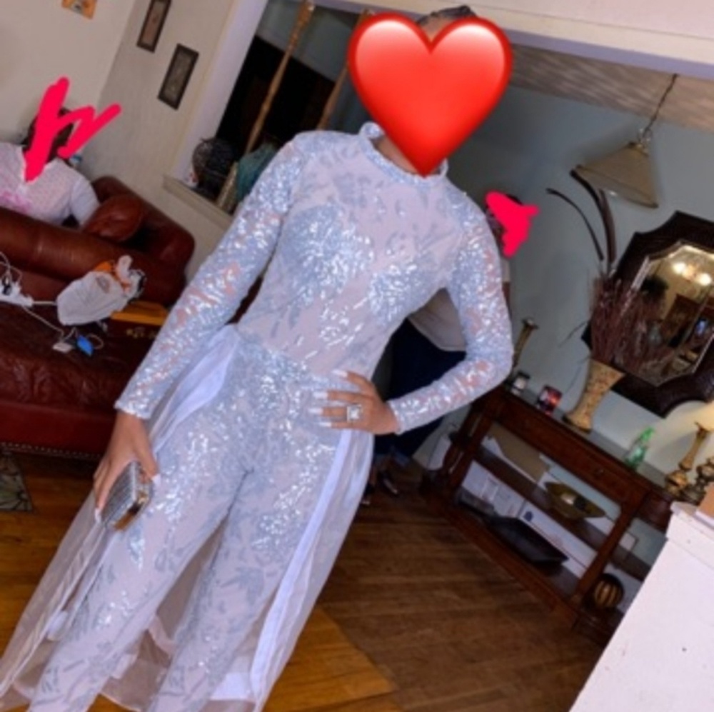 Formal sequin jumpsuit